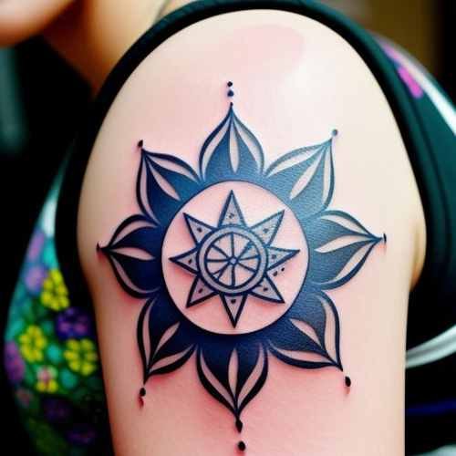 piccoli disegni di tatuaggi, tra cui stili geometrici, acquerello e tribali, che mostrano diverse opzioni per le donne